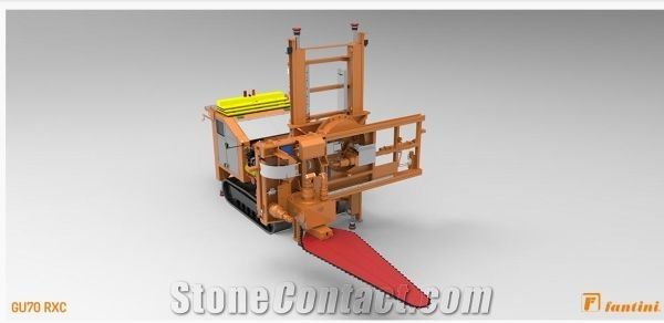Fantini Tunnel Chain saw machine GU 70-R-XC Sawmill Machine