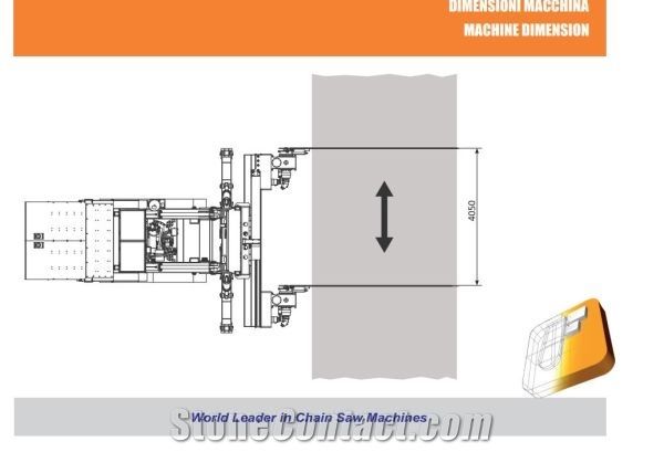 SVC-70 Squaring Chain Saw Machine-Block Sawing Machine