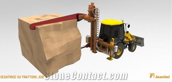 Terna Fantini Squaring Chain Saw Machine-Block Sawing Machin