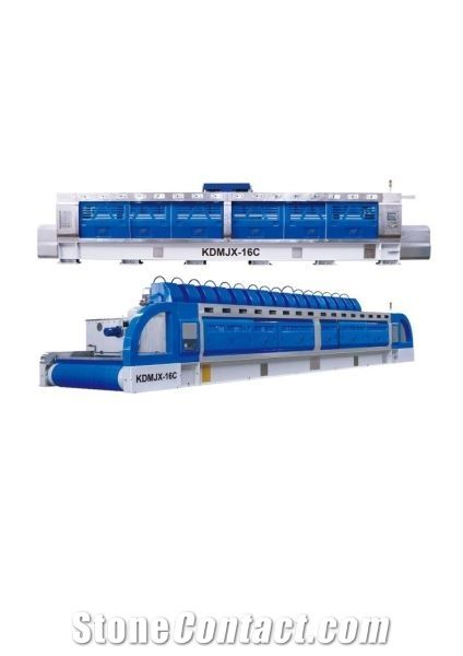 KDMJX-16C/20C Automatic Granite Polishing Machine, Granite Slab Polishing Line Machine