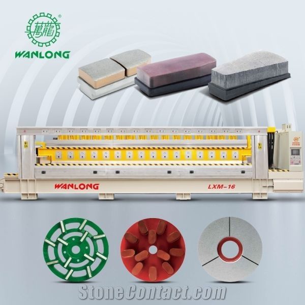 marble granite stone line polisher multi polishing machine