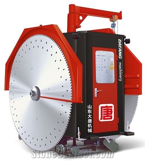 Mining stone block cutting machine