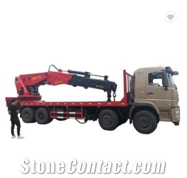 Loading Heavy Cargo Truck Mounted Crane with Wireless Remote