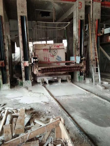 gang saw machine for marble block cutting 80/100 blades