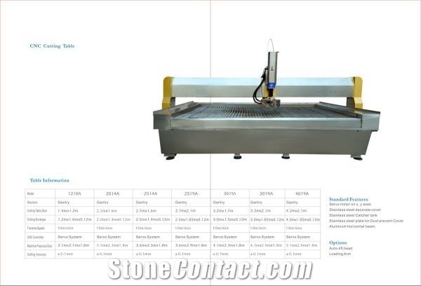 waterjet cutting machine 3axle /5axle