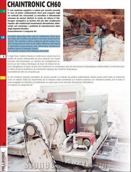 CHAINTRONIC CH60 Quarry Chain saw 