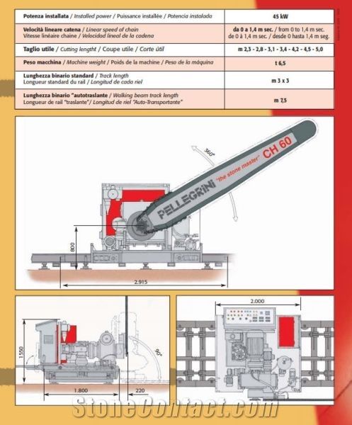 CHAINTRONIC CH60 Quarry Chain saw 