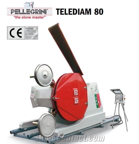 TELEDIAM 80 TD 80 Diamond wire saw for cutting large benches