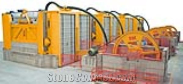 Grizzly Super multiblade gang saw for granite blocks