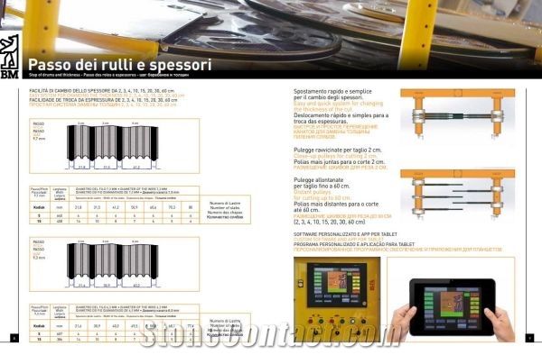 Kodiak 5 Evolution Multiwire machine for Marble Blocks