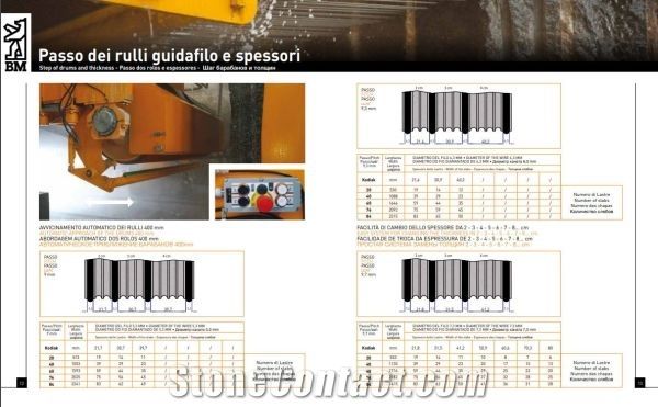Kodiak 84 Evolution multiwire machine for granite blocks