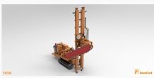 Model SV-C 50 Sawmill Chain Saw Machine for Tunnels