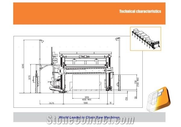 SQB/P Sectioning Sawing Machine, Beam Chain Saw Machine