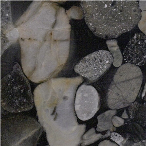 Black Mosaic Granite Tile
