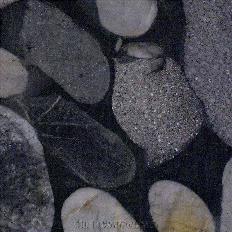 Black Mosaic Granite Tile