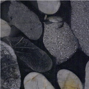 Black Mosaic Granite Tile