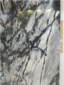 Black Sparrow Marble Slab