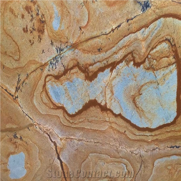 Blue Deep Quartzite Tile