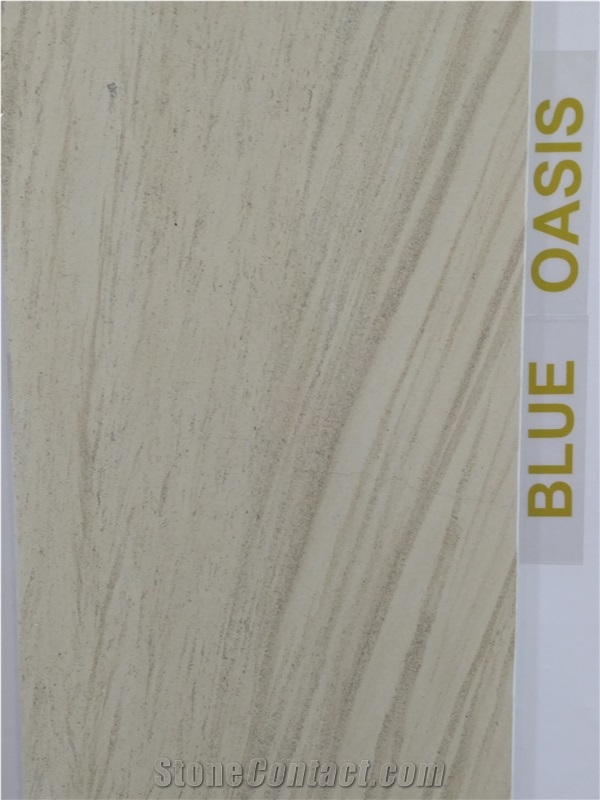Blue Oasis Limestone Slab