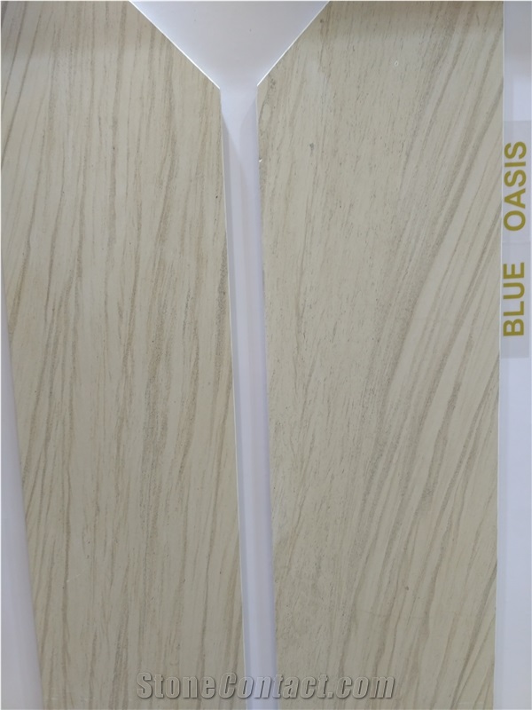 Blue Oasis Limestone Slab
