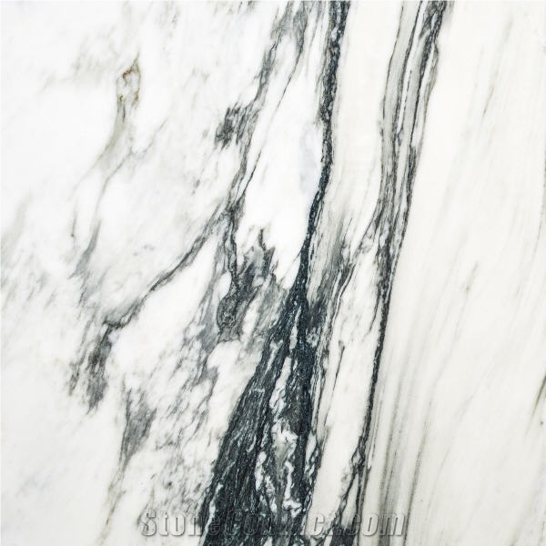 Calacatta Black Marble Tile