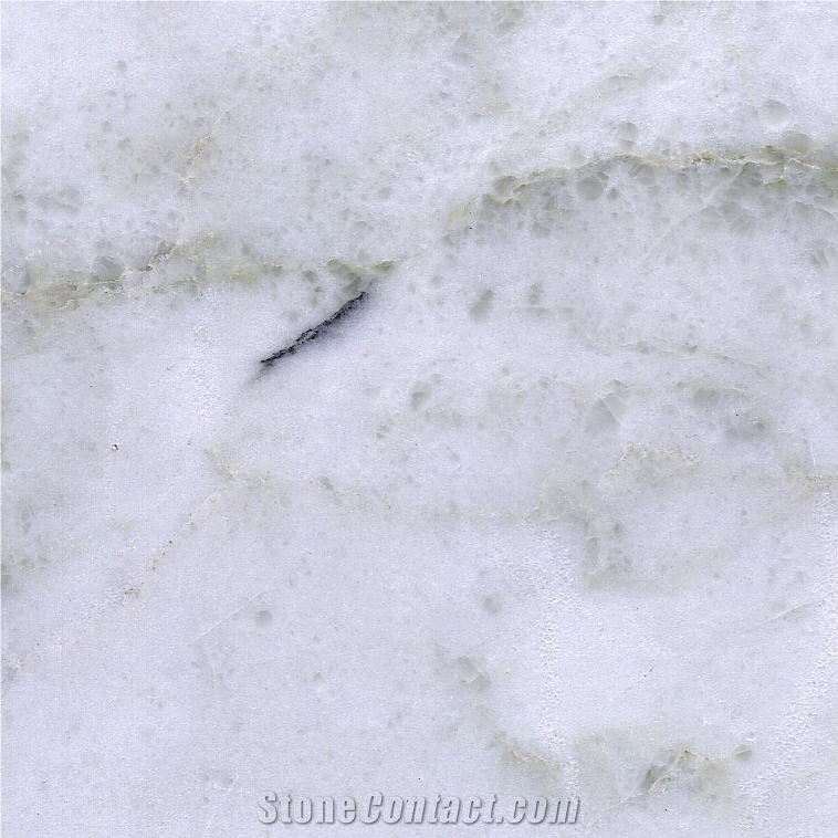 Cloudy White Marble Tile