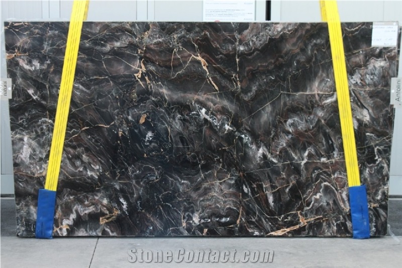 Confusion Dark Marble Slab