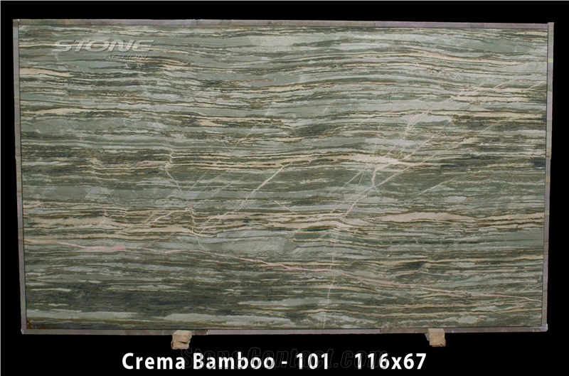 Crema Bamboo Quartzite Slab