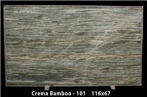 Crema Bamboo Quartzite Slab