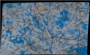 Cristallo Blue Quartzite Slab