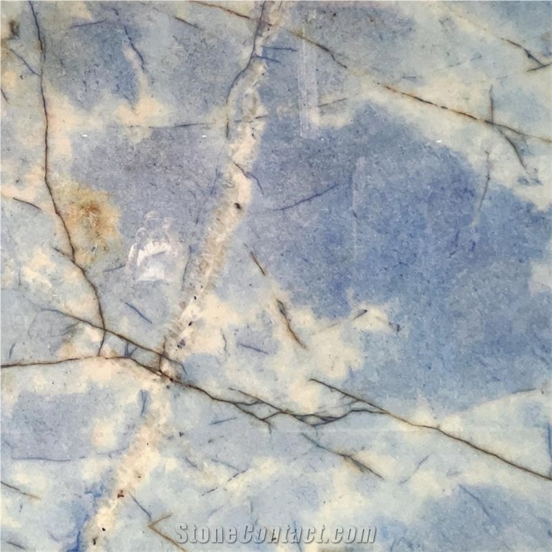 Cristallo Blue Quartzite Tile