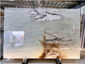 Cristallo Tiffany Quartzite Slab