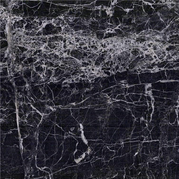 Damasta Black Marble Tile