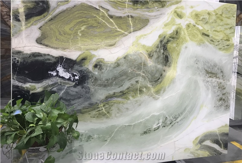 Dreaming Green Marble Slab