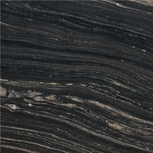 Explosion Black Granite Tile
