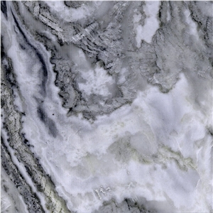 Frozen White Marble