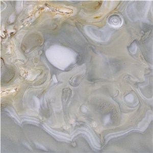 Gold Blue Jade Onyx Tile