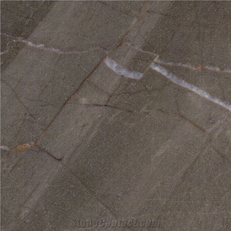 Gold Brick Grey Marble Tile