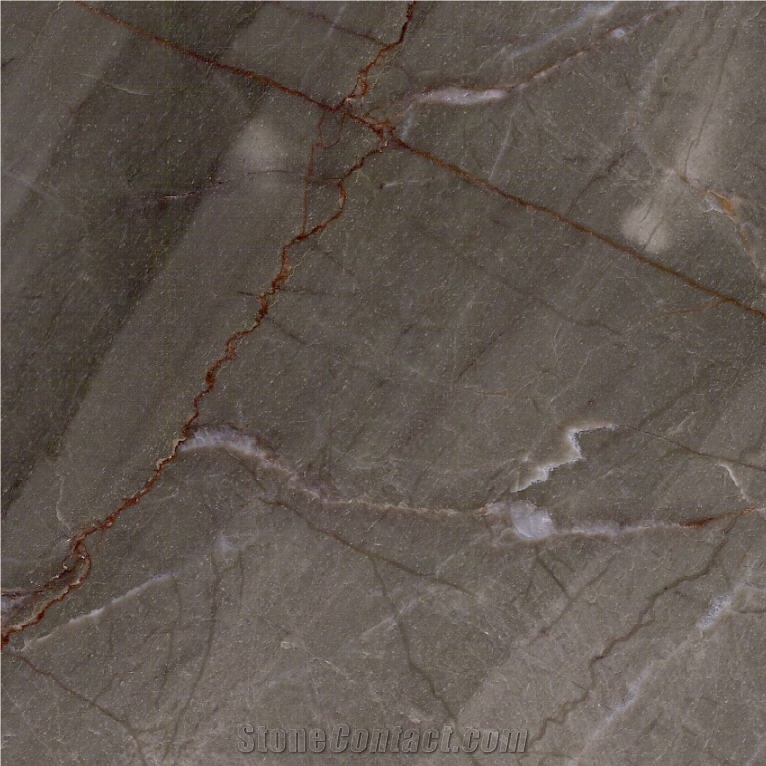 Gold Brick Grey Marble Tile