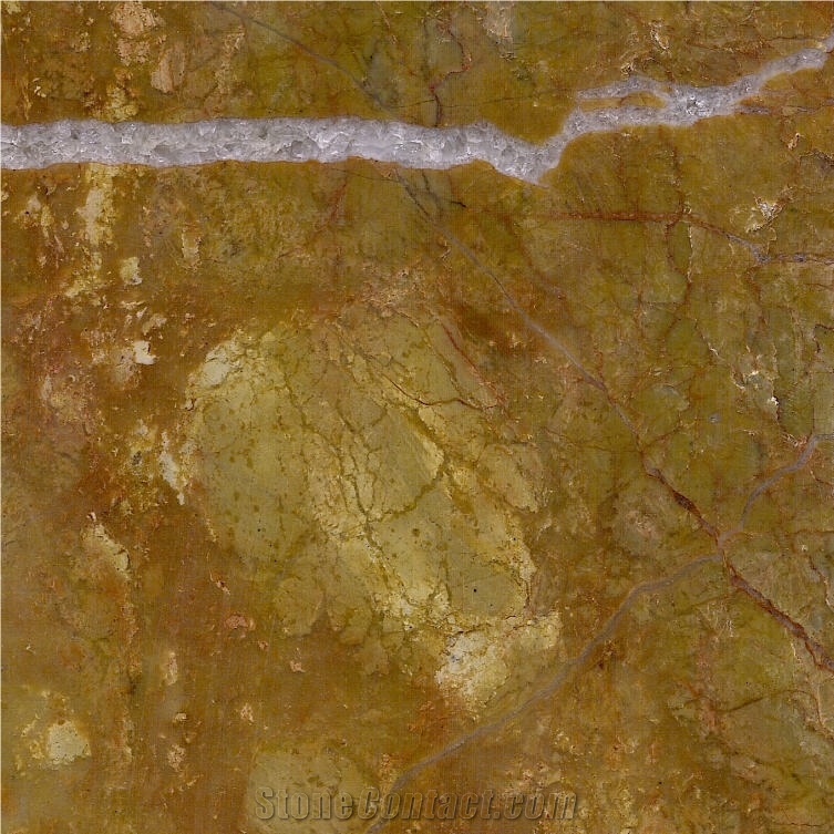 Golden Flower Marble Tile