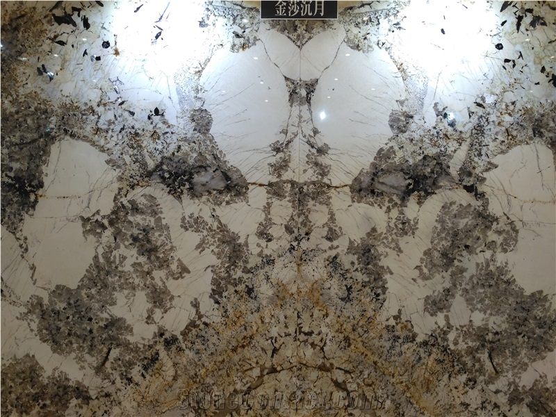 Golden Sand Moon Granite Slab