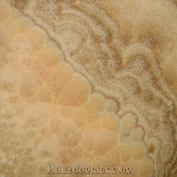 Honey Bubble Onyx Tile