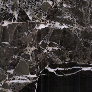 Hubei Black Gold Marble Tile