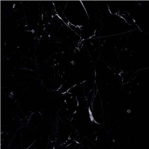 Ink Black Marble