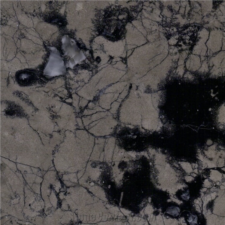 Ink Painting Marble Tile