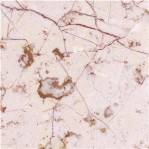 Ivory Red Marble Tile