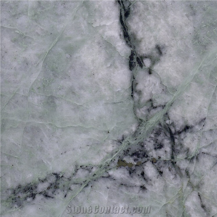 Jade Green Cloud Marble Tile
