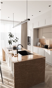 Kozo Brown Marble Finished Product