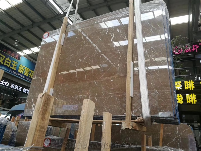 Kozo Brown Marble Slab