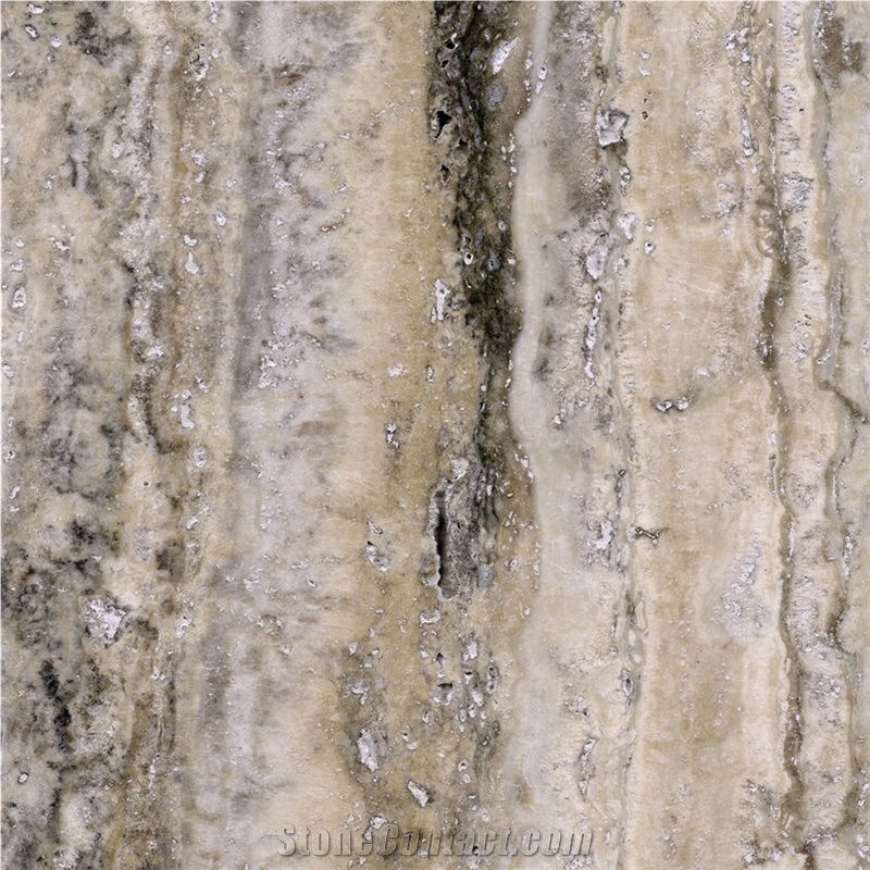 Light Silver Travertine Tile